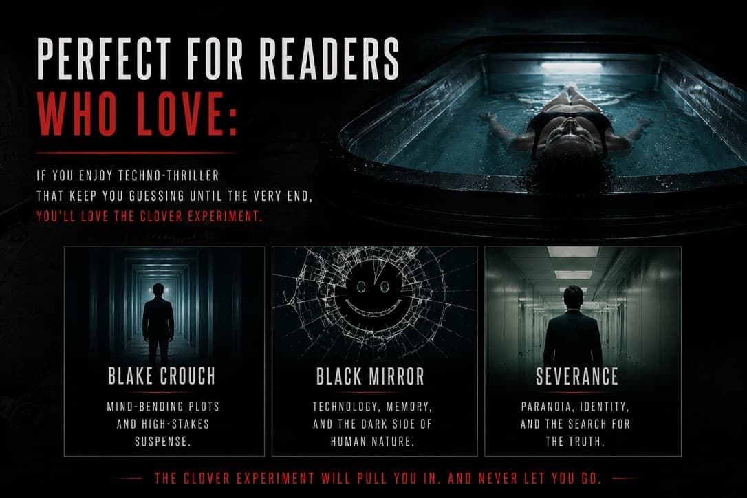 Perfect for readers who love Blake Crouch, Black Mirror, Severance